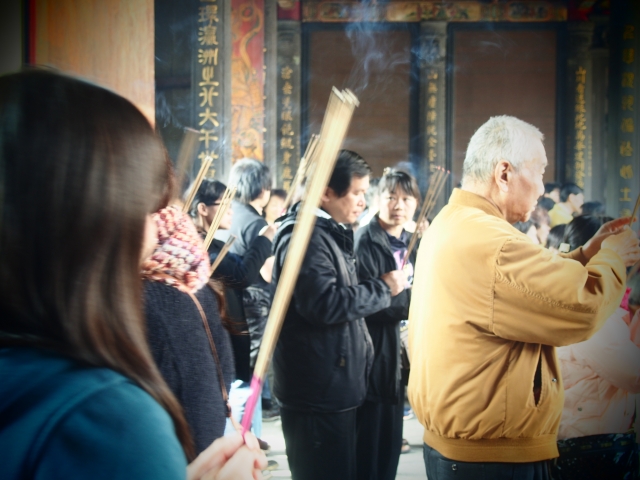 龍山寺参拝 Photo By 写真AC