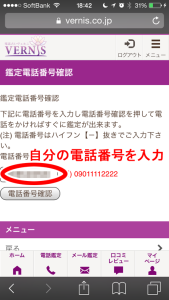 電話番号を入力